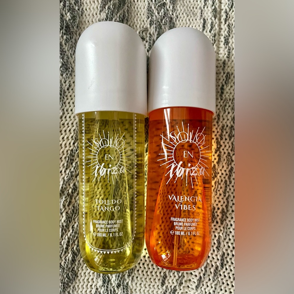 🆕 Solo en Ibiza Fragrance Body Mists Set;
Toledo Tango and Valencia Vibes